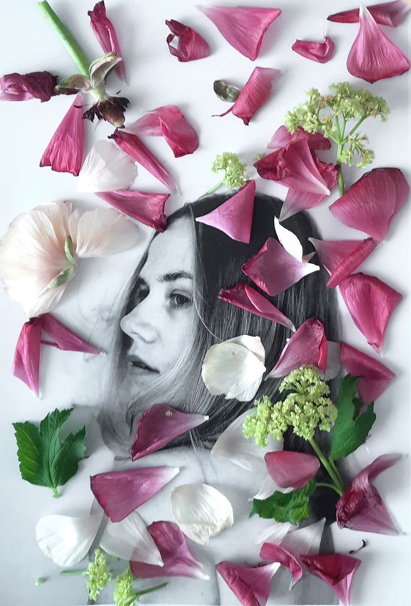 Portrait 3: with fresh flowers