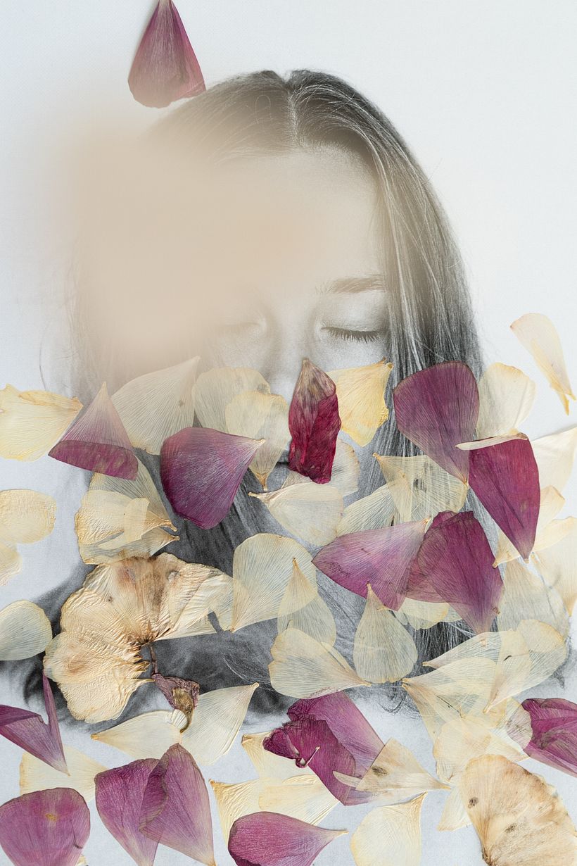 Portrait 2: with dried flowers