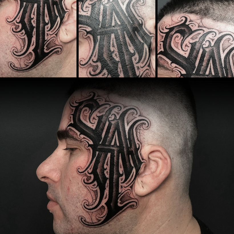 Tattoo Dark Lettering - Diseño