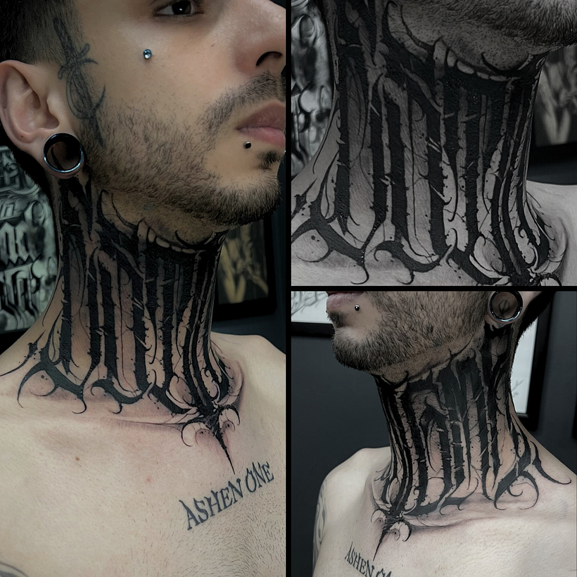 Tattoo Dark Lettering - Diseño