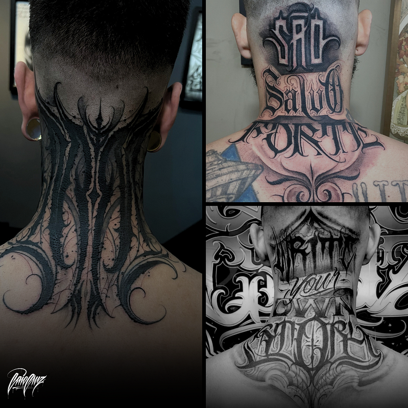 Tattoo Dark Lettering - Diseño