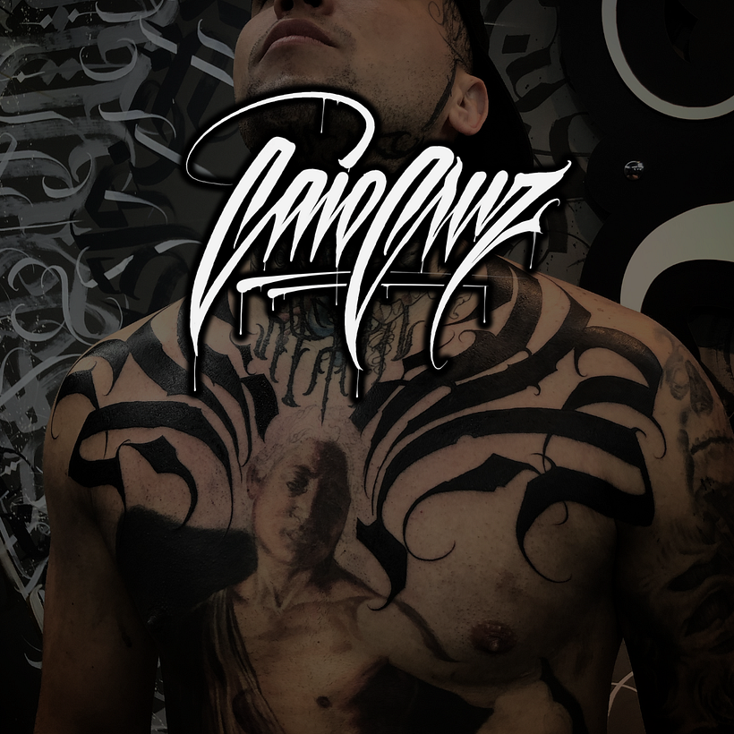 Tattoo Dark Lettering - Diseño
