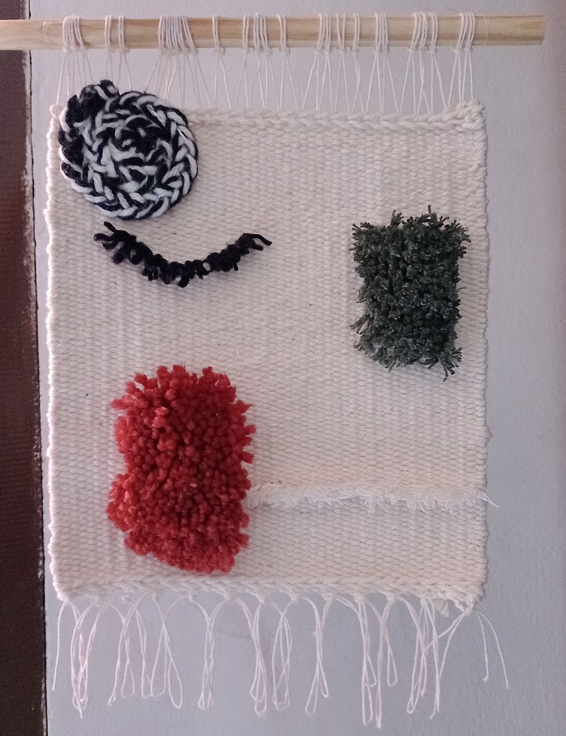 Meu projeto do curso: Design de tapeçaria artesanal com texturas em relevo 3