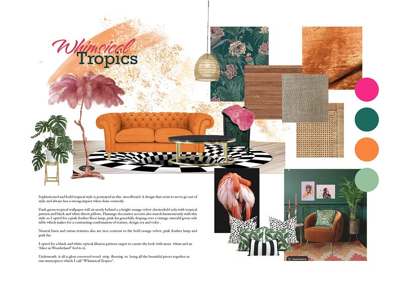 My project for course: Materials for Interior Design 1