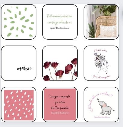 Aquí podéis ver la continuación de febrero y el mes de marzo con un tono más verdoso.