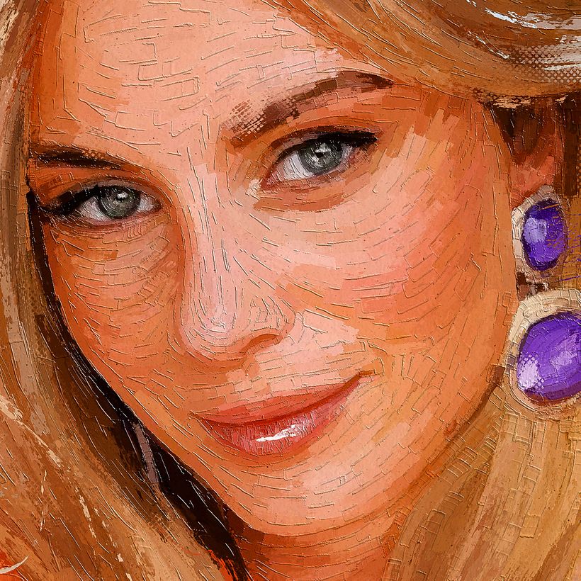 She is Lisa Urbasil - My Project in Portrait Painting by Rod Lovell
