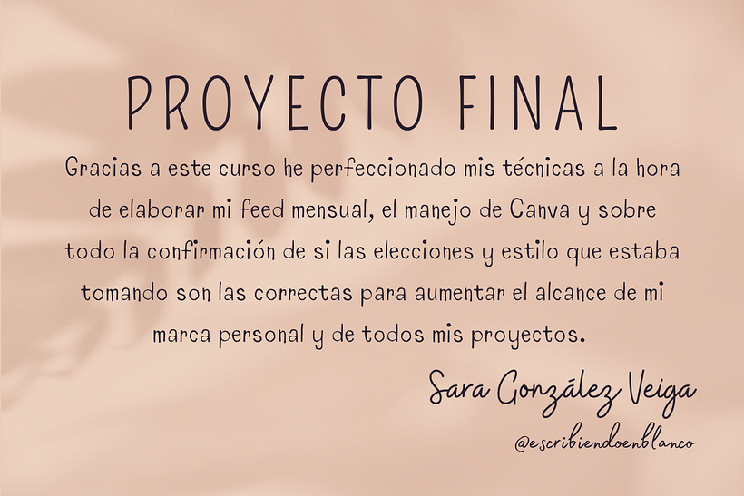 Conclusiones de mi proyecto final.