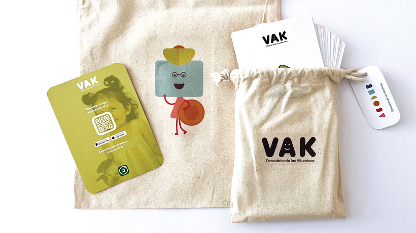 VAK, Descubriendo las vitaminas - Traditionelle Illustration