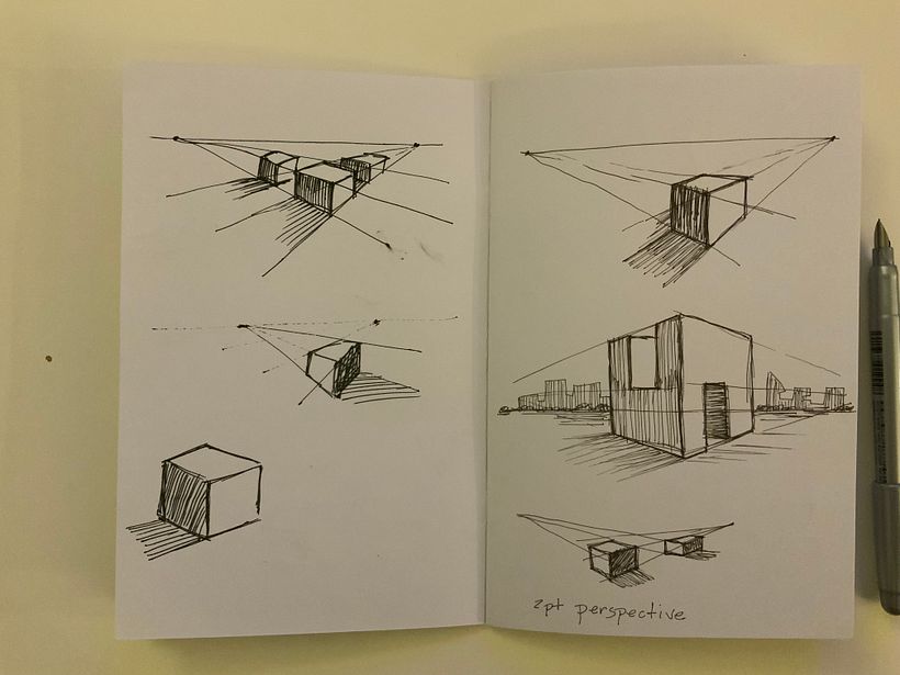 My project for course: Architectural Sketching: Thinking with Pen and Paper 8