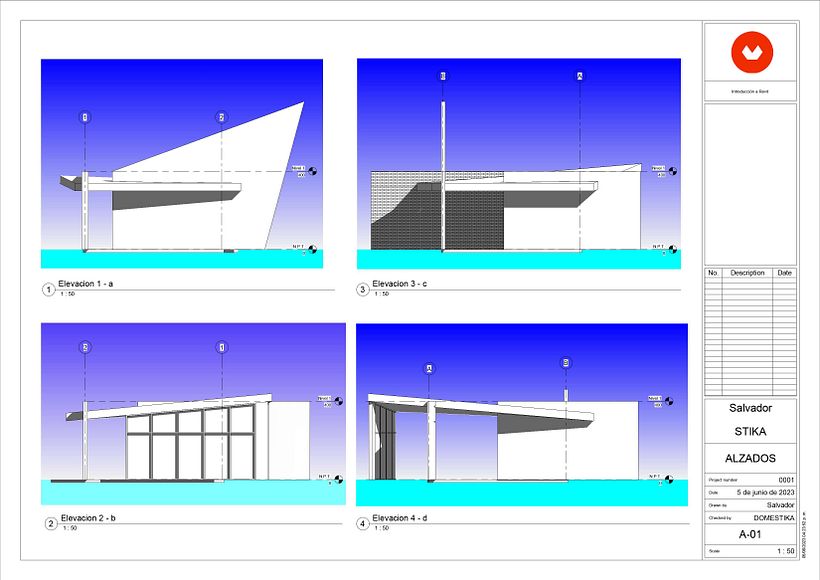 Fachadas del Proyecto STIKA