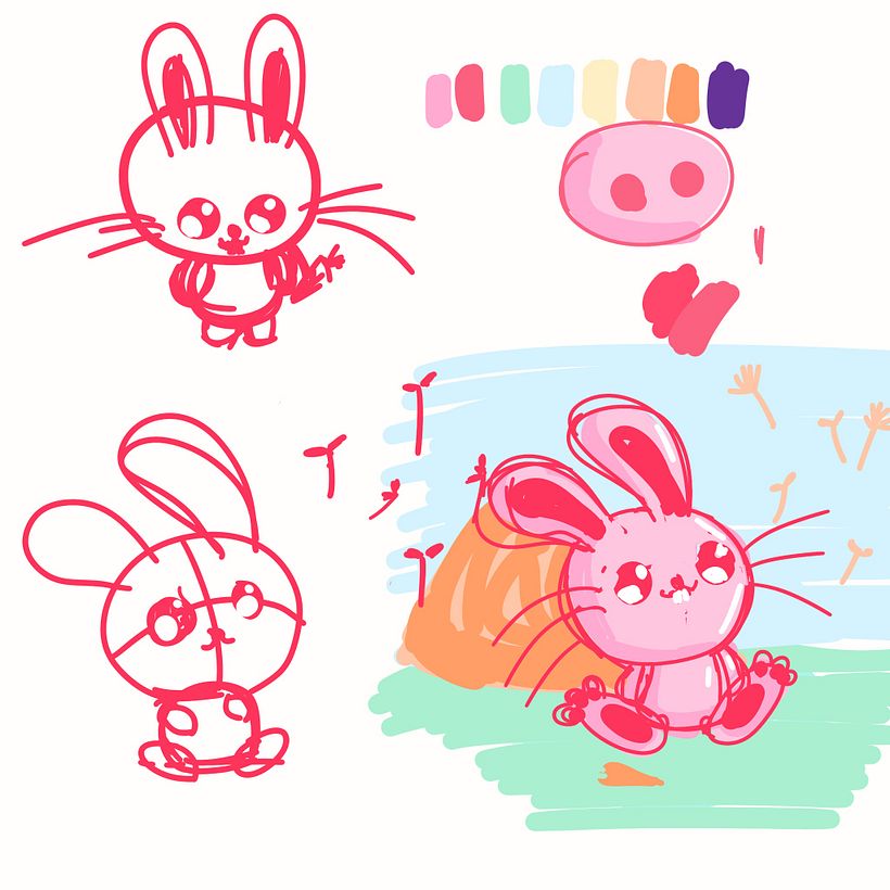 Bunny sketches