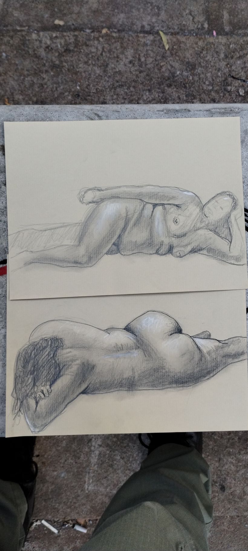 Meu projeto do curso: Introdução ao desenho anatômico com carvão 3