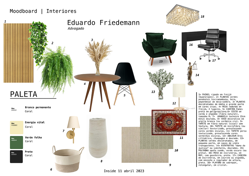 Meu projeto do curso: Cor aplicada ao design de interiores 2