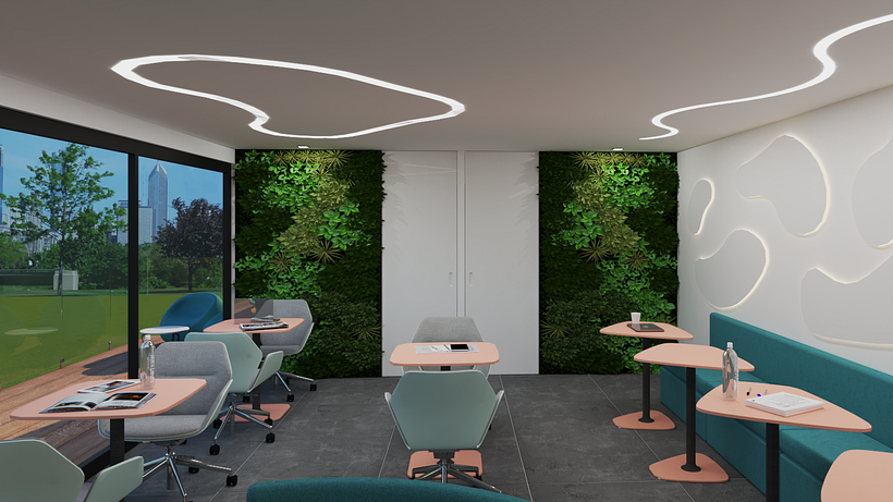 Corte (entrada das salas de reuniões)