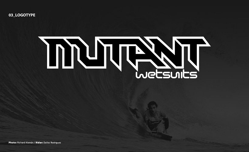 Mutant Wetsuits diseño de logotipo 6
