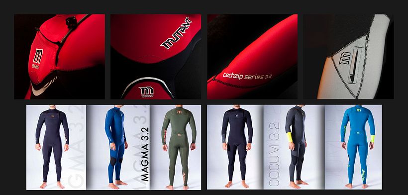 Mutant Wetsuits diseño de logotipo 9