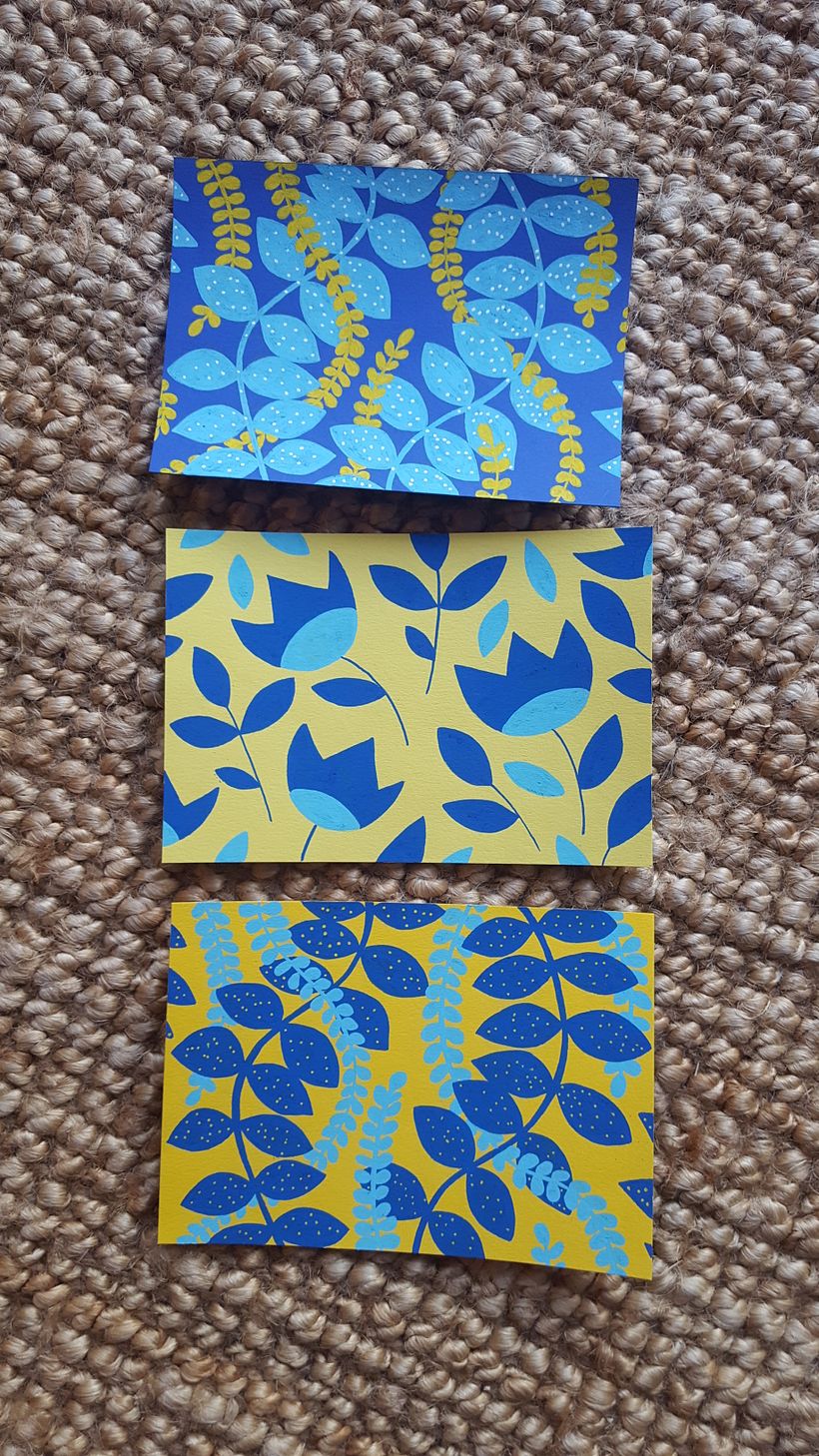 Mein Abschlussprojekt für den Kurs: Botanische Muster im Skizzenbuch 1