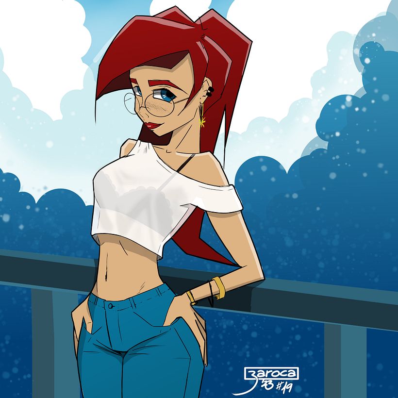 Mi proyecto del curso: Ilustración digital de personajes manga 1