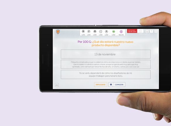R+D Center - Q&A system (mobile view)