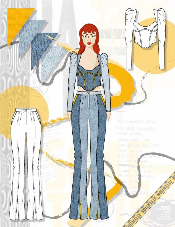 Mi proyecto del curso: Artbook de moda: crea figurines en Adobe