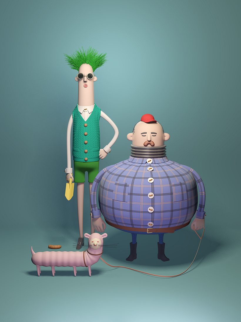 My project for course: Creative 3D Characters with 3ds Max 1