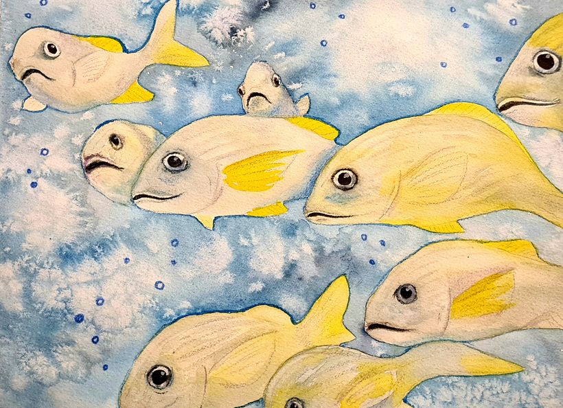My project for course: Marine Universe Illustration in Watercolor 1