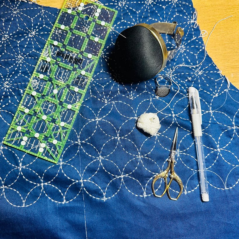 Mi proyecto bordado Sashiko japonés  @sashikostory - Bordado