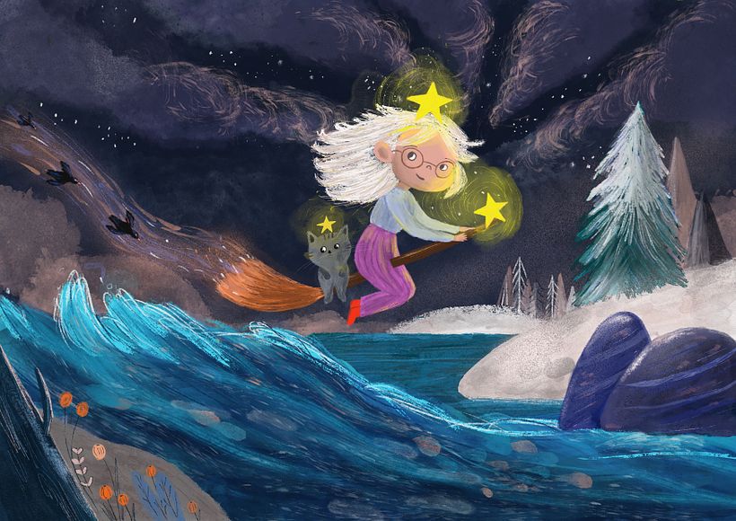 My project for course: Children’s Illustration with Procreate: Paint Magical Scenes 1
