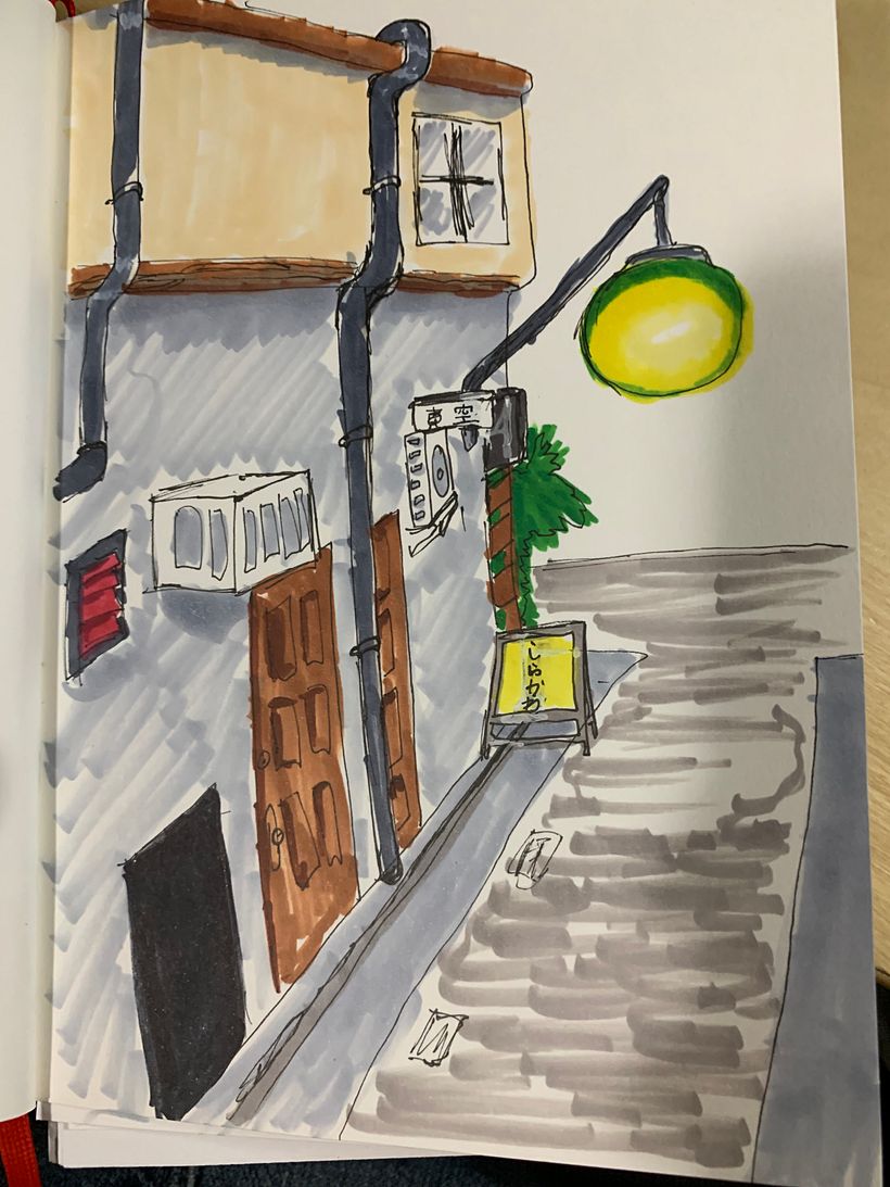 My project for course: Expressive Architectural Sketching with Colored Markers 2