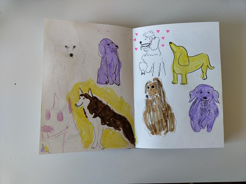 practising dogs I