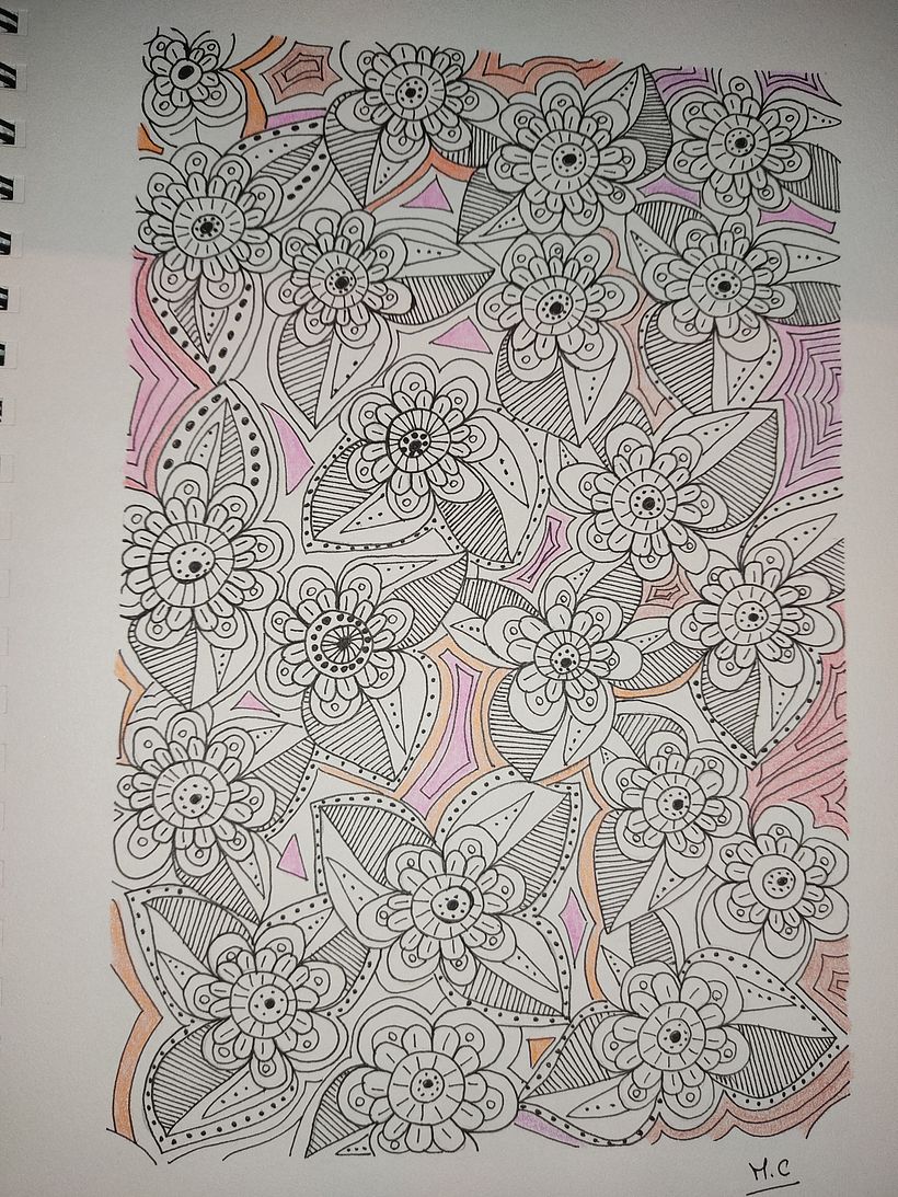 Mi proyecto del curso: Zentangle y mandalas: dibuja patrones armónicos 2