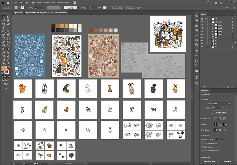 Illustrator workspace
