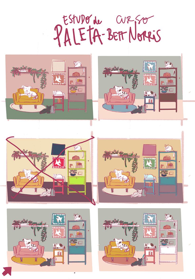 Meu projeto do curso: Ilustração digital colorida no Procreate 2