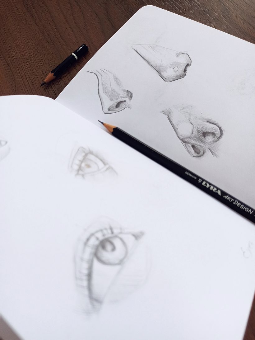 My project for course: Portrait Sketchbooking: Explore the Human Face - Sketching
