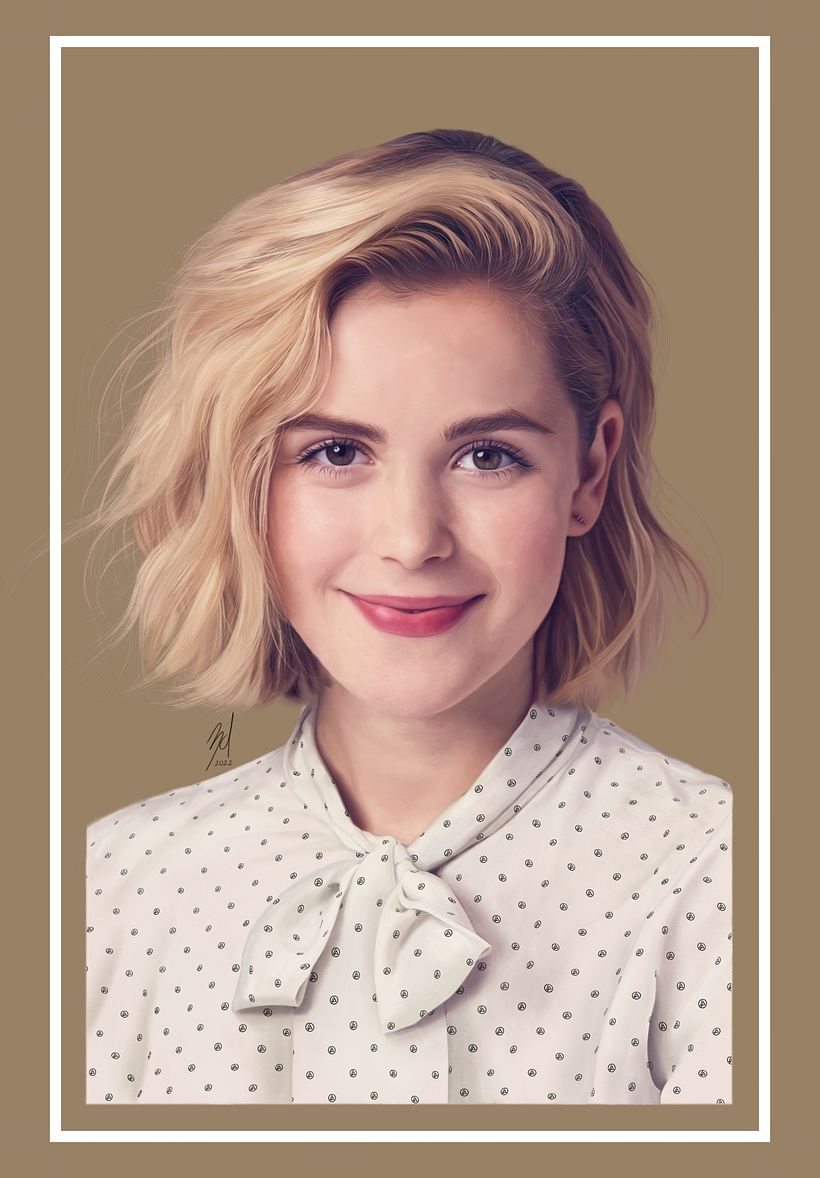 Kiernan Shipka 2023 Oleo & Pastel 2340 x 3362.px