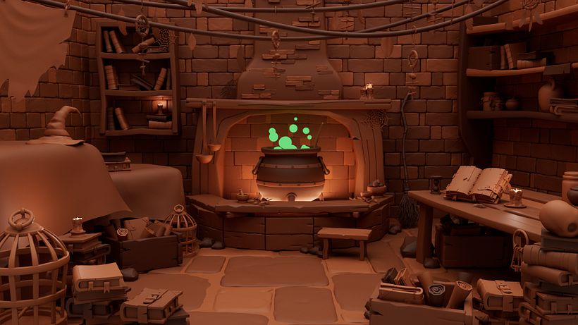 My project for course: Creation of 3D Scenes from Scratch in Maya 1