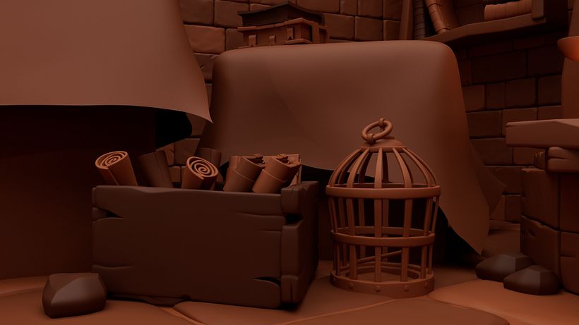 My project for course: Creation of 3D Scenes from Scratch in Maya 2