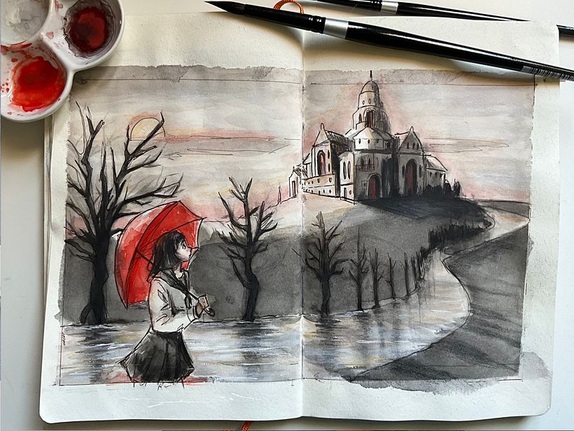 My project for course: Artistic Watercolor Sketching: Dare to Express Your Ideas 10