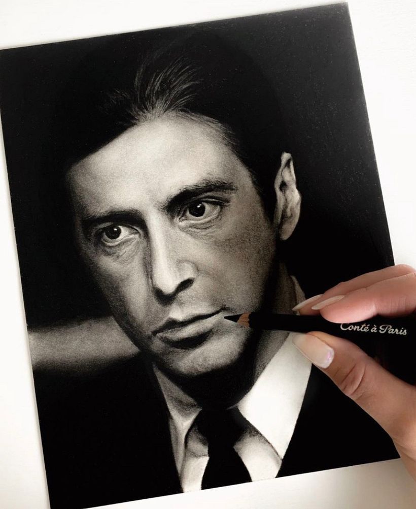 Al  Pacino, The Godfather (Michael Corleone) Pierre Noire - www.lysakarell.com