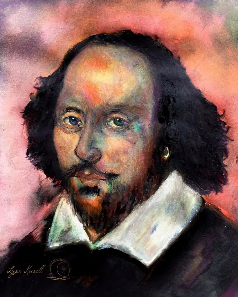 William Shakespeare Aquarelle & Encre www.lysakarell.com