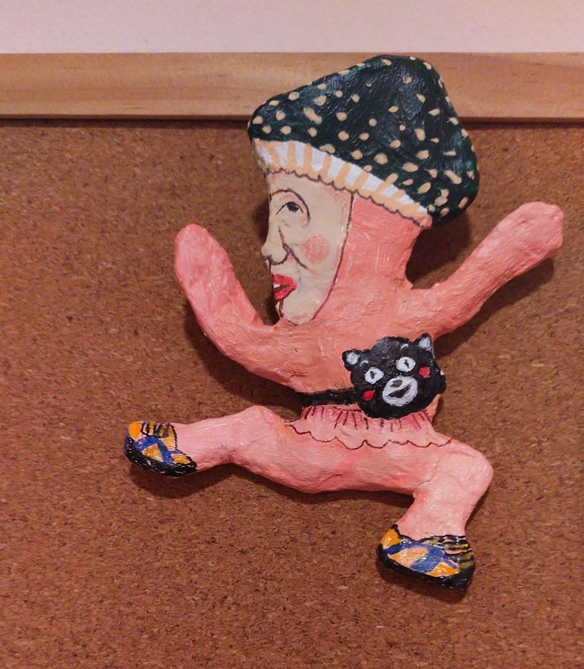 My project for course: Paper Mache for Beginners: Sculpt a Colorful Character 2