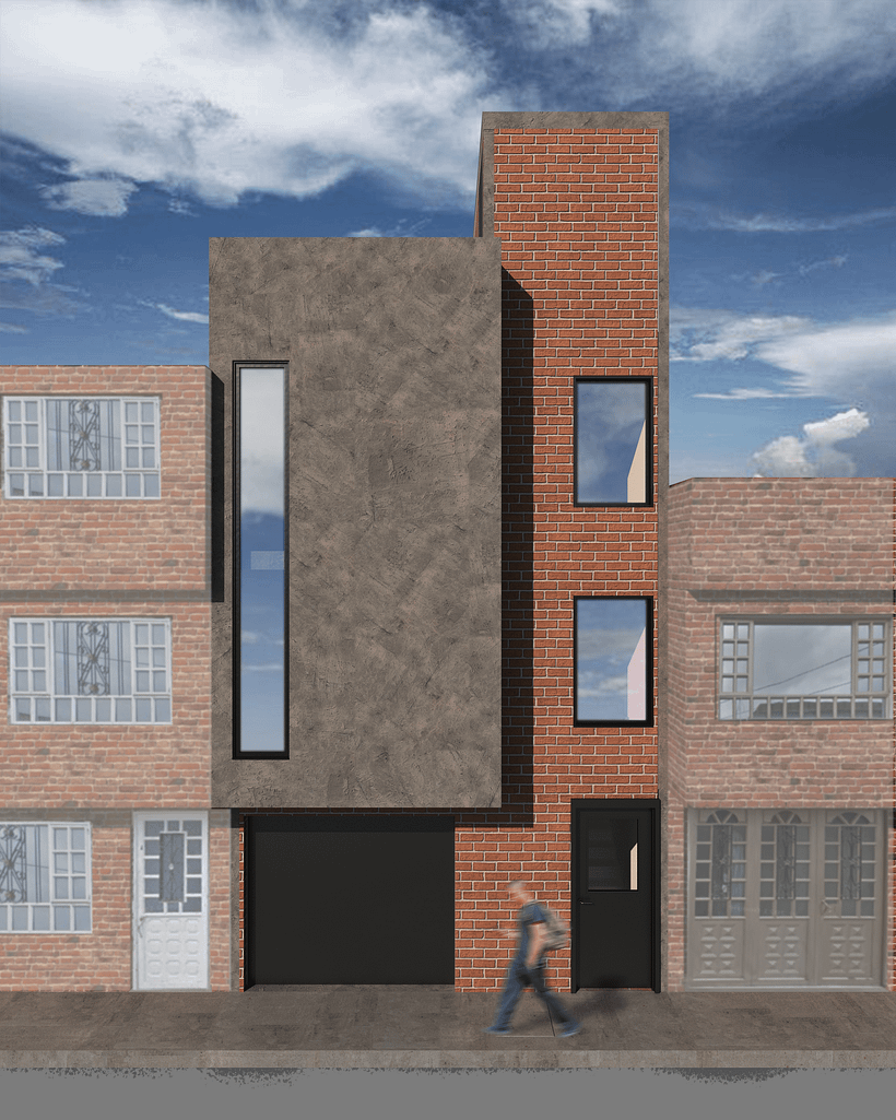 Mi proyecto del curso: Introducción al diseño arquitectónico de espacios residenciales 1