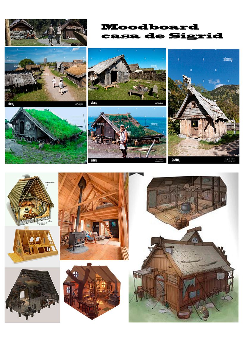 La Casa de Sigrid, Mi proyecto del curso: Desarrollo visual desde cero: ilustra escenarios imaginarios - Dibujo