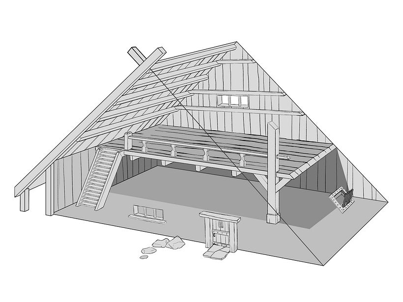 La Casa de Sigrid, Mi proyecto del curso: Desarrollo visual desde cero: ilustra escenarios imaginarios - Dibujo