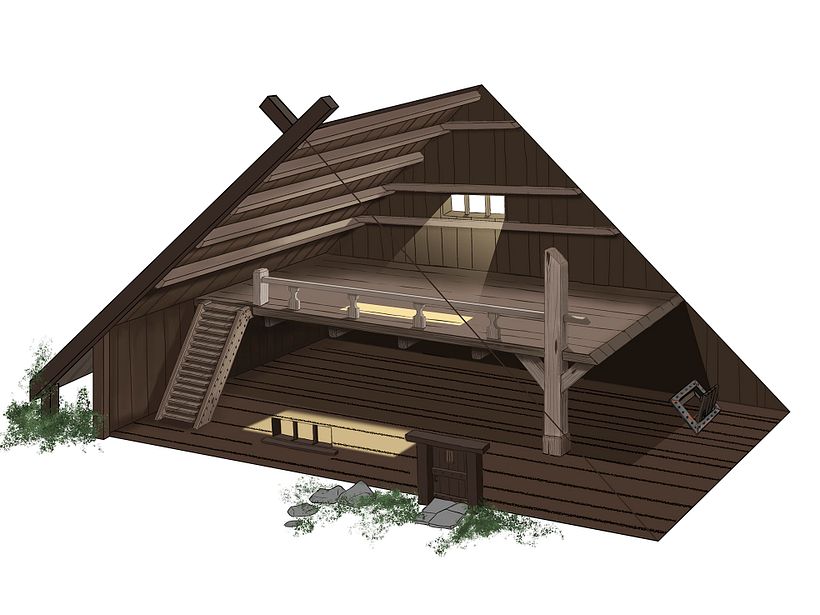 La Casa de Sigrid, Mi proyecto del curso: Desarrollo visual desde cero: ilustra escenarios imaginarios - Dibujo