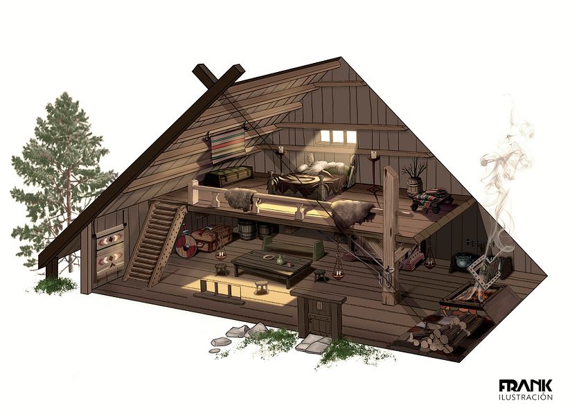 La Casa de Sigrid, Mi proyecto del curso: Desarrollo visual desde cero: ilustra escenarios imaginarios - Dibujo