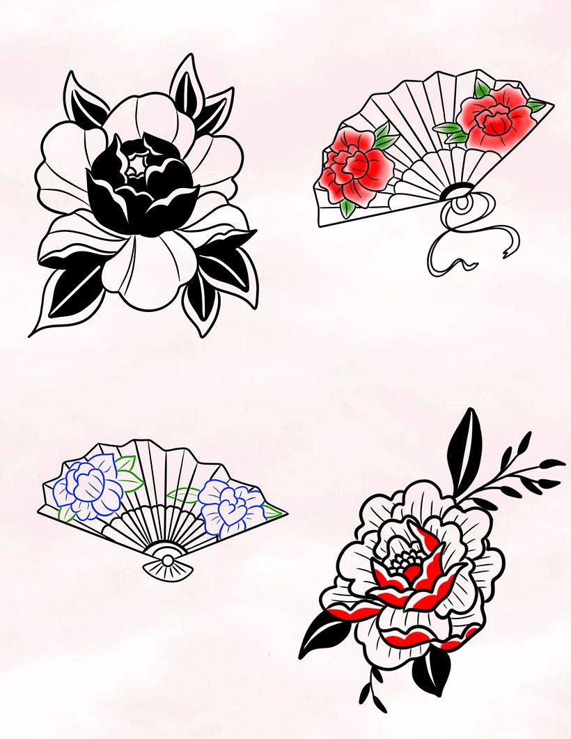 My project for course: Design Old-School Tattoos in Procreate 2