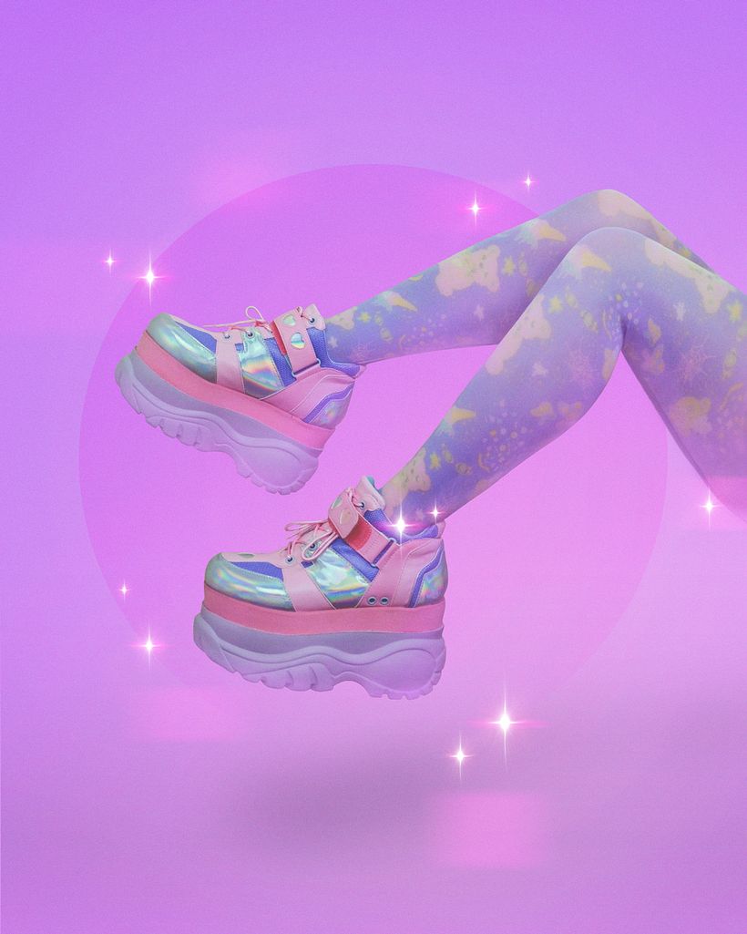Pastel, Pink, Violet - Kawaii girl 5