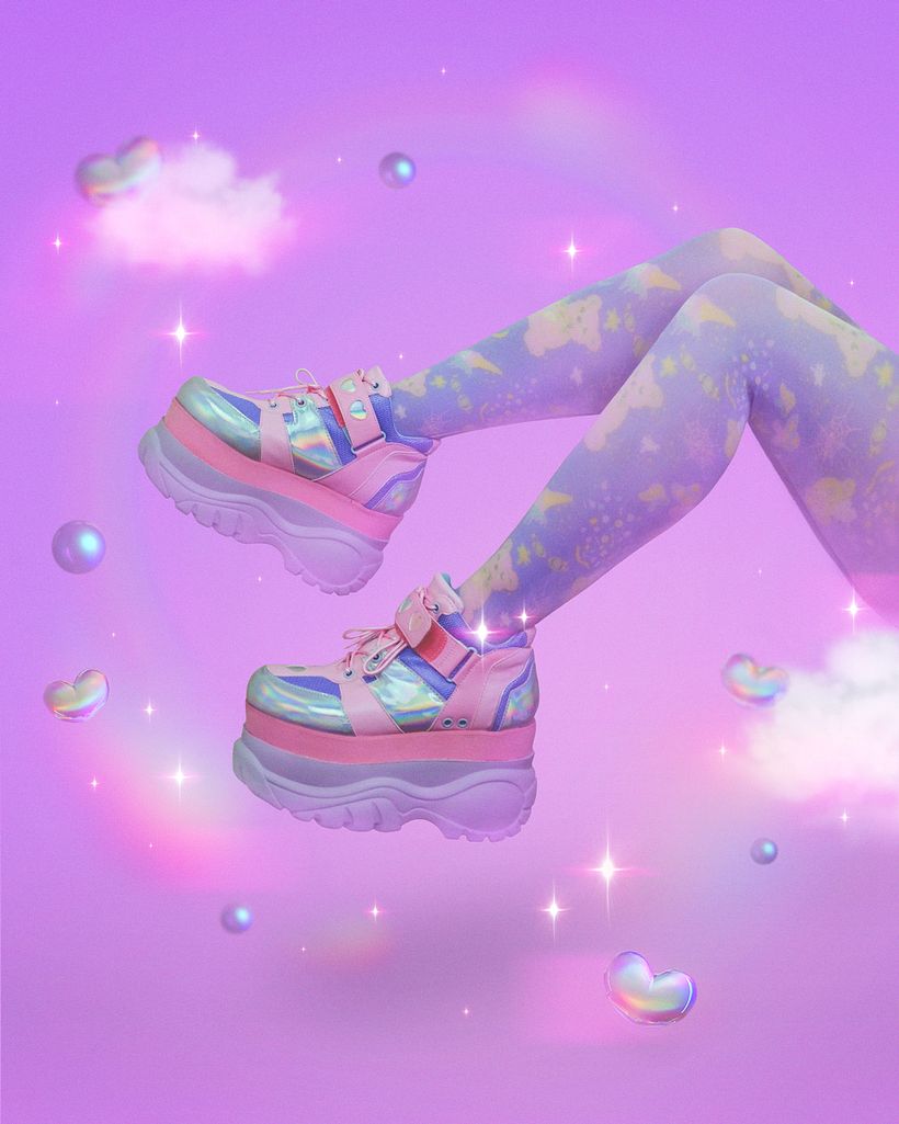 Pastel, Pink, Violet - Kawaii girl 4