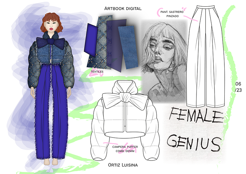 Mi proyecto del curso: Artbook de moda: crea figurines en Adobe Illustrator 3